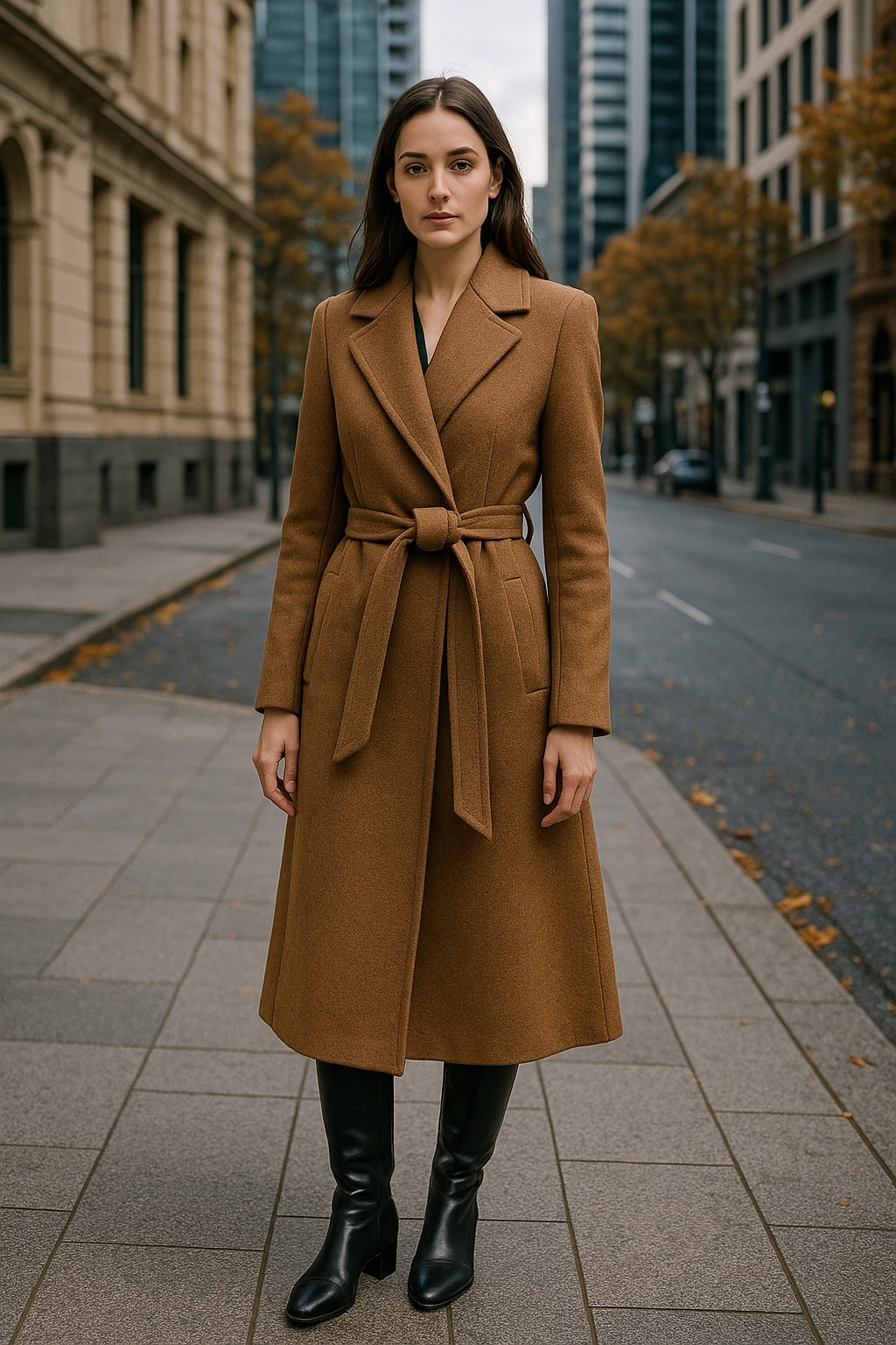 Rania | Wool Blend Winter Coat