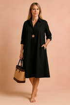 Amara | Minimalist Loose Fit Shirt with Pockets 1