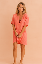 CoastalBreeze | Lightweight Midi Dress as a Beach and Swimwear Cover-Up 4
