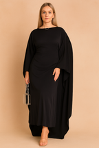 Estela | Elegant Batwing Sleeve Dress 1