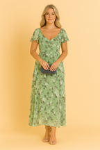 Lilia | Elegant Floral Midi Dress 1