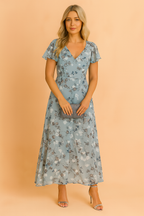 Lilia | Elegant Floral Midi Dress 3