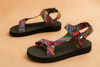 Luna | Sandals with a colorful strap 1
