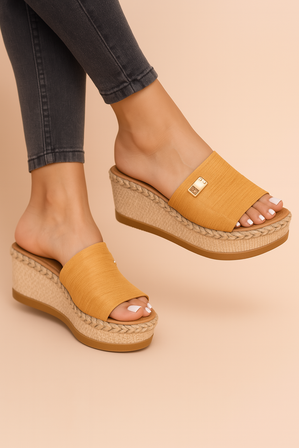 Millie | Woven Wedge Sandals 3