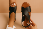 Savannah | Classic Cross Strap Sandals 2