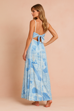 Selene | Chic Long Dress with Bow at the Back 1